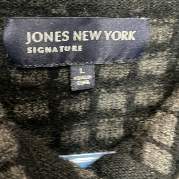 Jones New York Signature Sweater Jacket - Picture 2 of 2